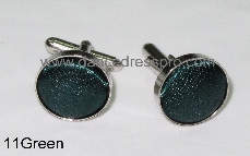 11 Cuff Link - Dark Green