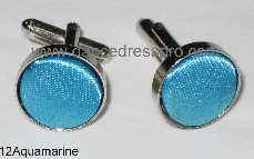 12 Cuff Link - Aquamarine