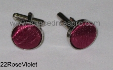 22 Cuff Link - Rose Violet