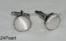 24 Cuff Link - Pearl