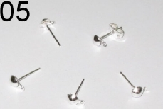 05 Silver Needles (made of silver-plated iron, 4mm diameter)