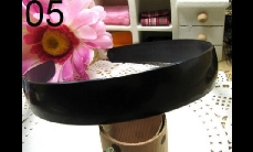 05 Black plastics headband (2.5cm OR 3.8cm)