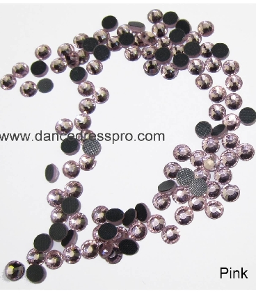 Imitative Austrian rhinestones SS30 - Pink