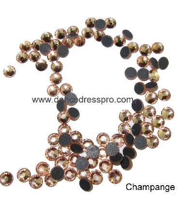 Imitative Austrian rhinestones SS30 -Champagne