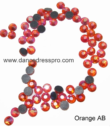Imitative Austrian rhinestones SS20 - Orange AB