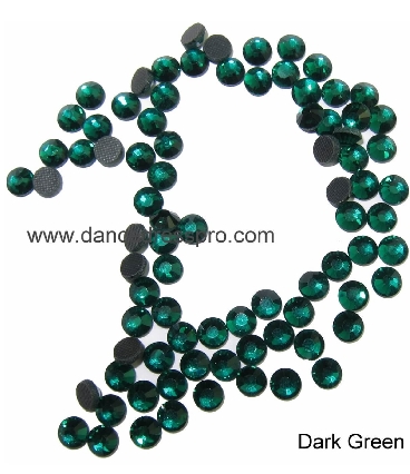 Imitative Austrian rhinestones SS20 - Green (dark)