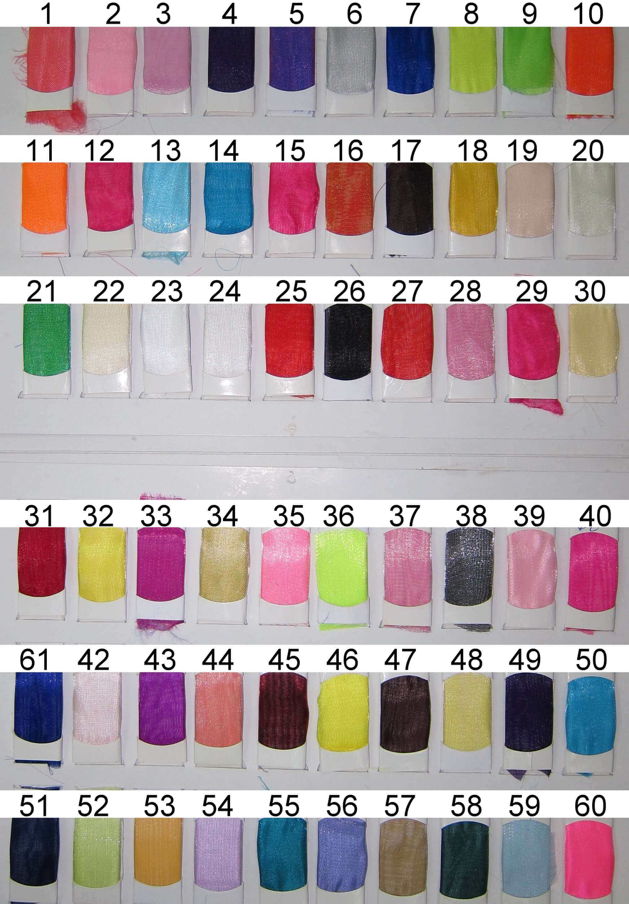 Color swatches